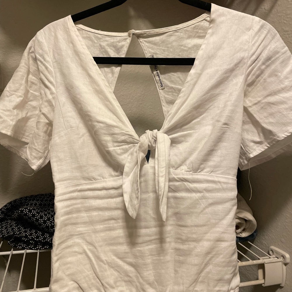 Abercrombie white body suit